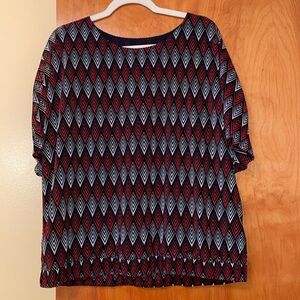 Worthington Petite Woman’s short sleeve top, size XL